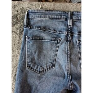 Express Womens High Rise Skinny Jeans Medium Wash Denim Blue Size 4 Regular